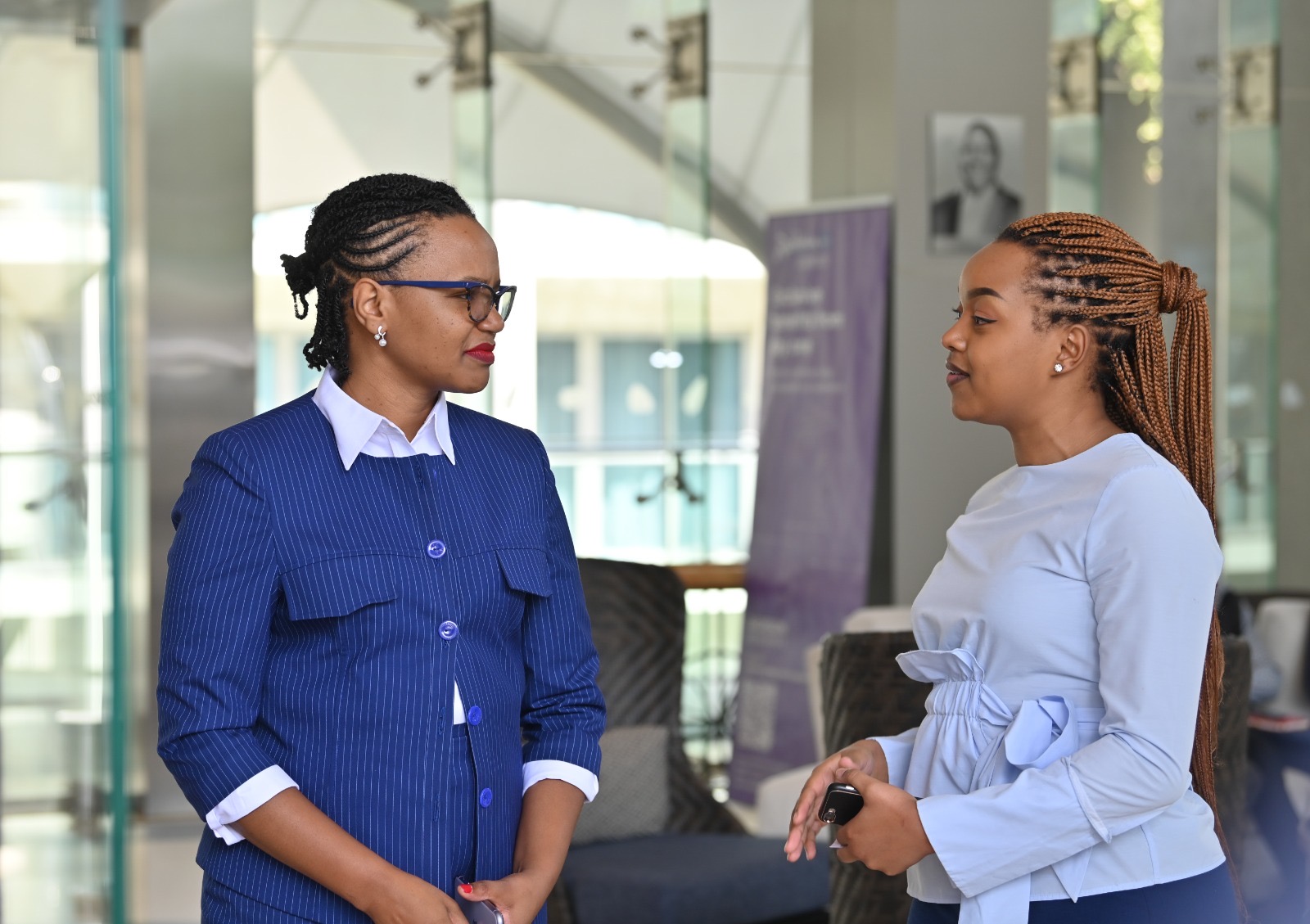 Esther in conversation